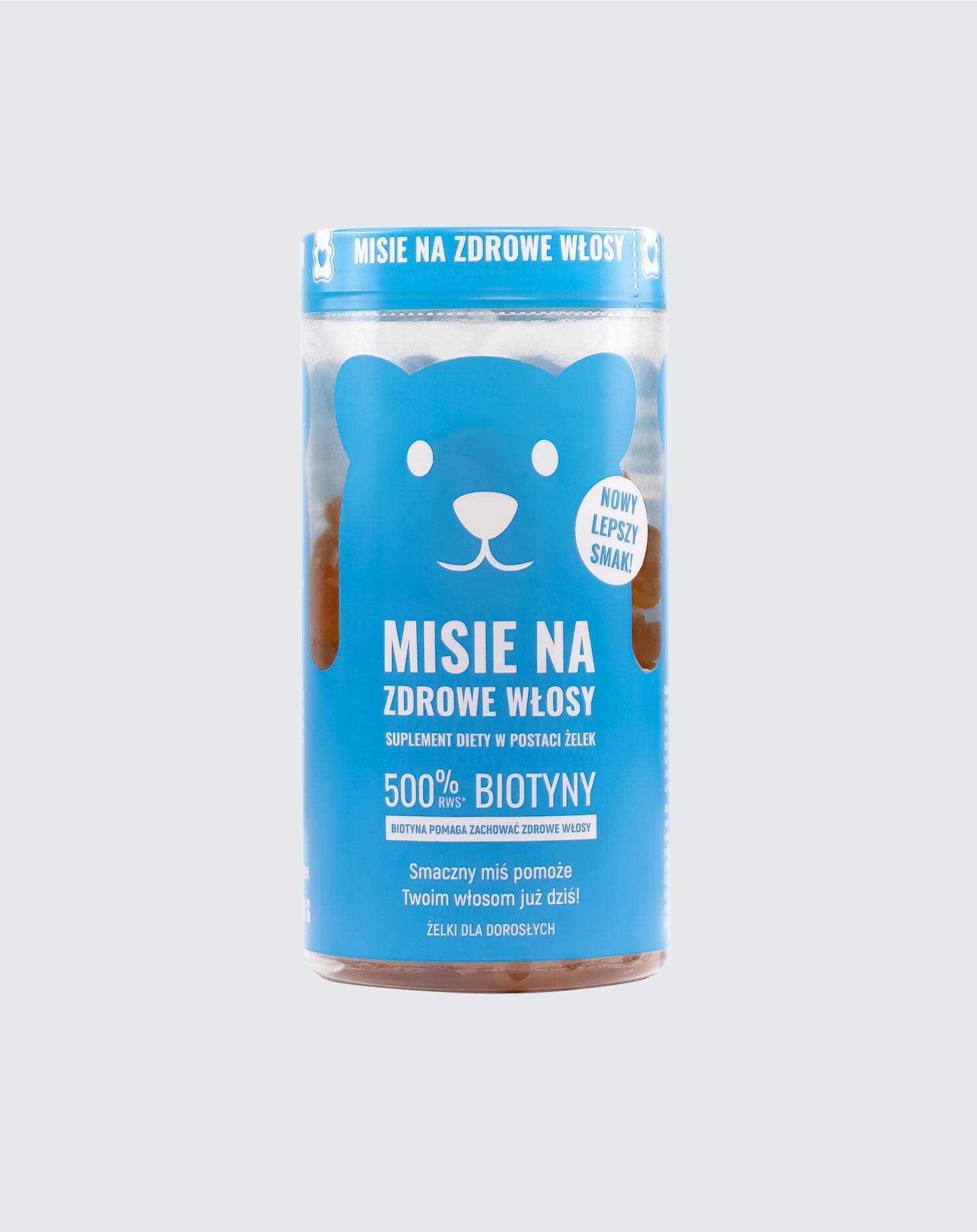 Medvedíky Noble Health pre zdravé vlasy, želé pre krásne, husté a lesklé vlasy