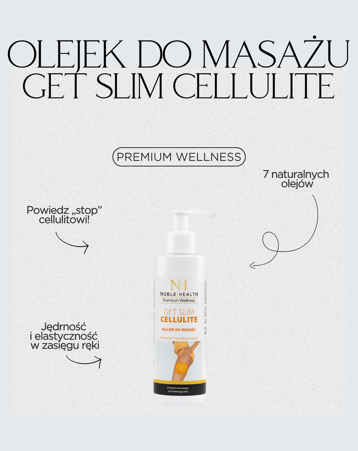 Získajte Slim Cellulitídny masážny olej - Noble Health