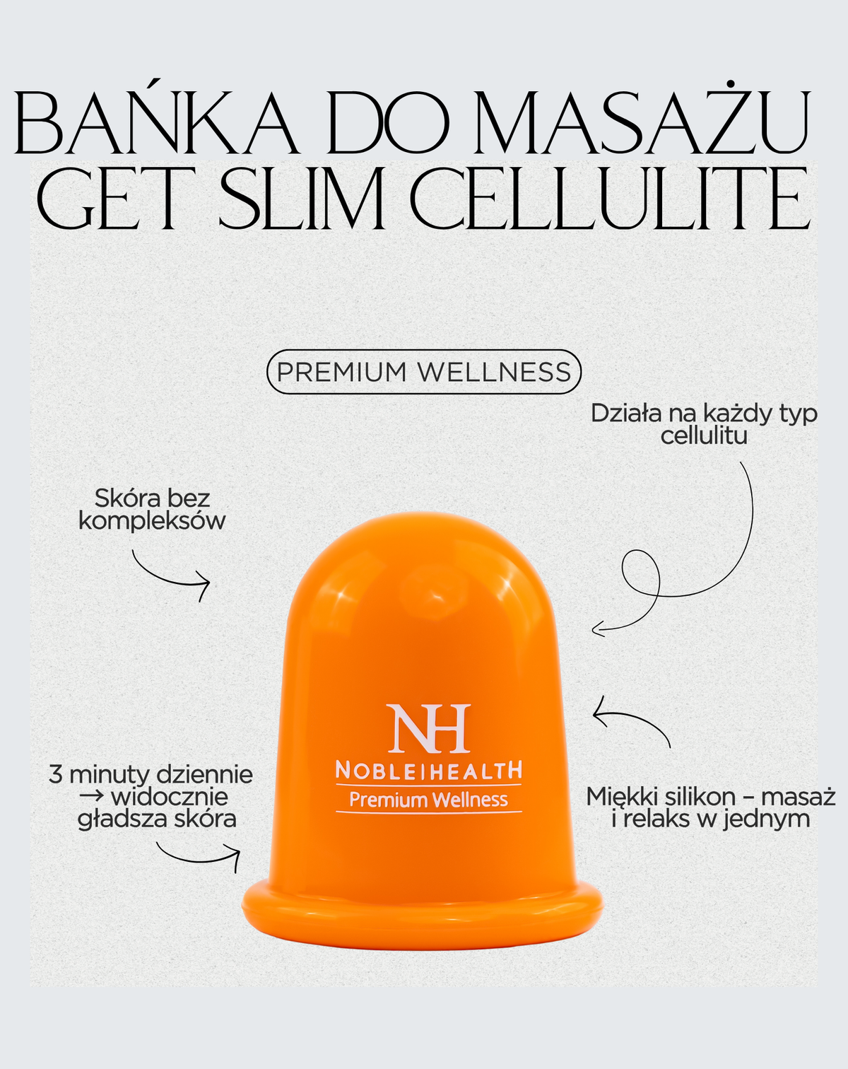 Získajte Slim Cellulitídny masážny pohárik - Noble Health