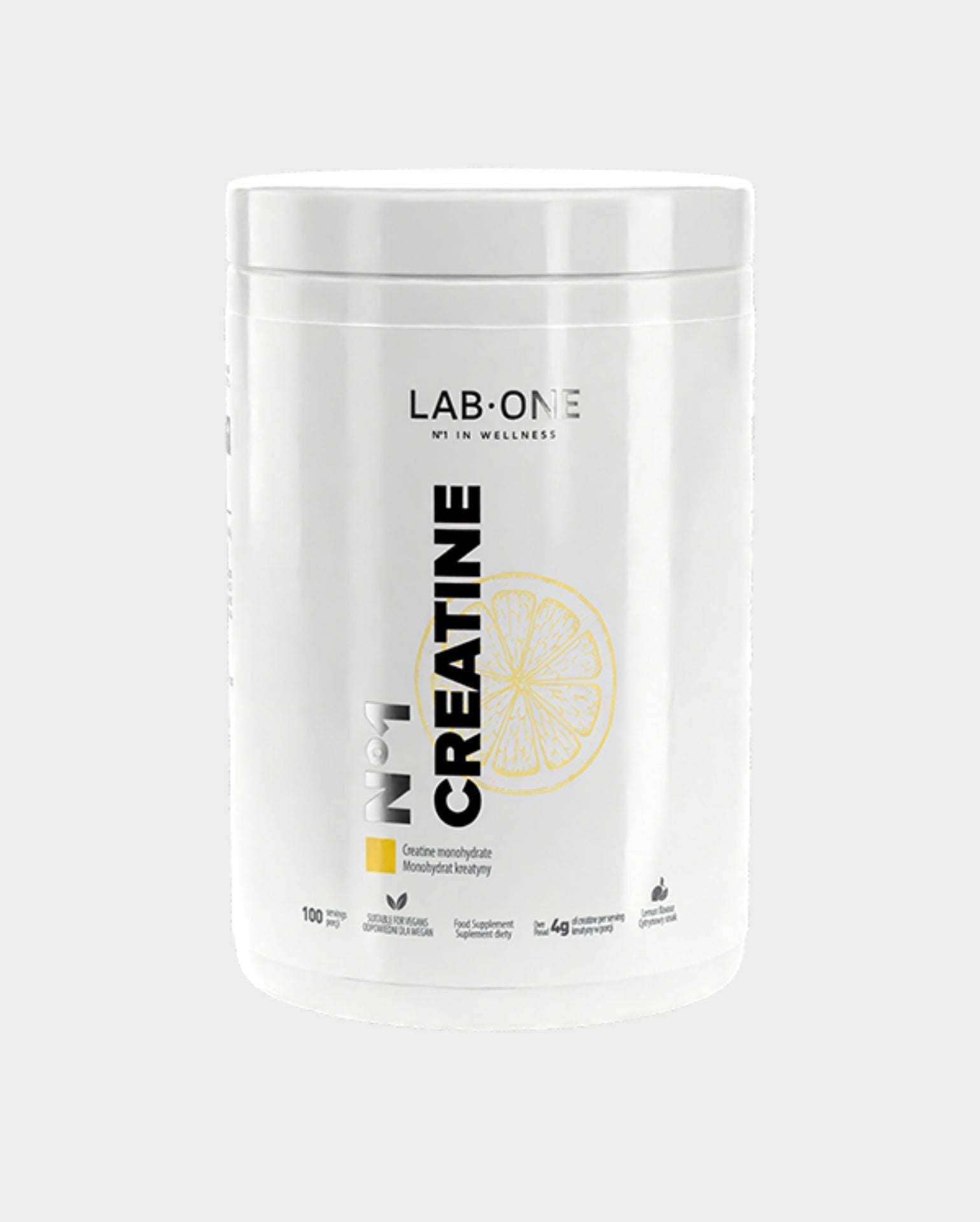 LAB ONE Kreatín Kreatín Kreatín Monohydrát Citrón 5 mg 500 g